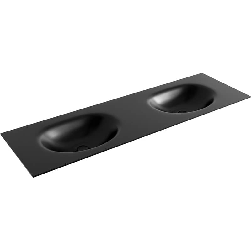 Encimera solid surface sobre mueble
