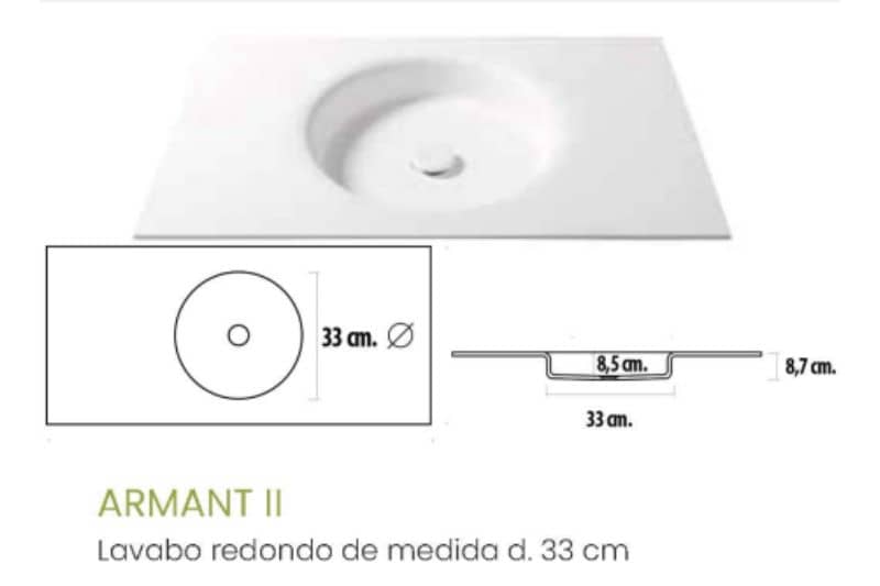 Encimeras de Solid Surface de gran calidad y acabados. Personalizables, fácil de reparar y de material higiénico y no tóxico.
