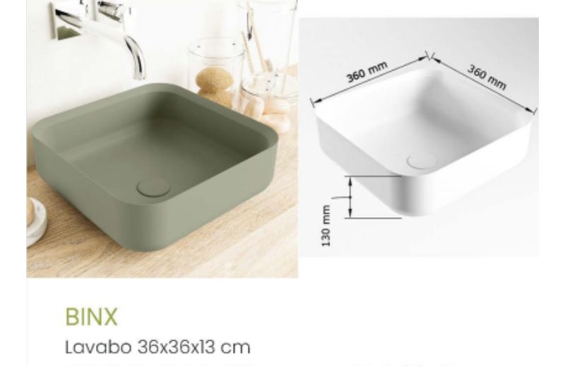 Lavabos Solid Surface de gran calidad. Personalizables, fácil de limpiar y de material no tóxico y reciclable.