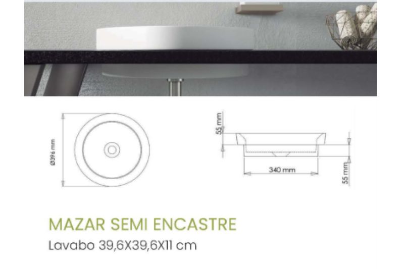 Lavabos Solid Surface de gran calidad. Personalizables, fácil de limpiar y de material no tóxico y reciclable.