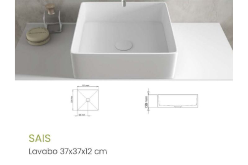 Lavabos Solid Surface de gran calidad. Personalizables, fácil de limpiar y de material no tóxico y reciclable.