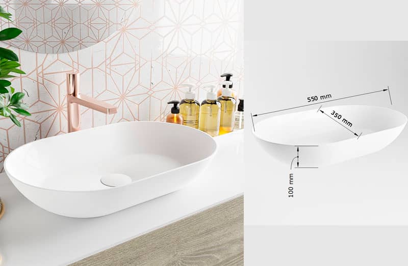 Lavabo solid surface Onni