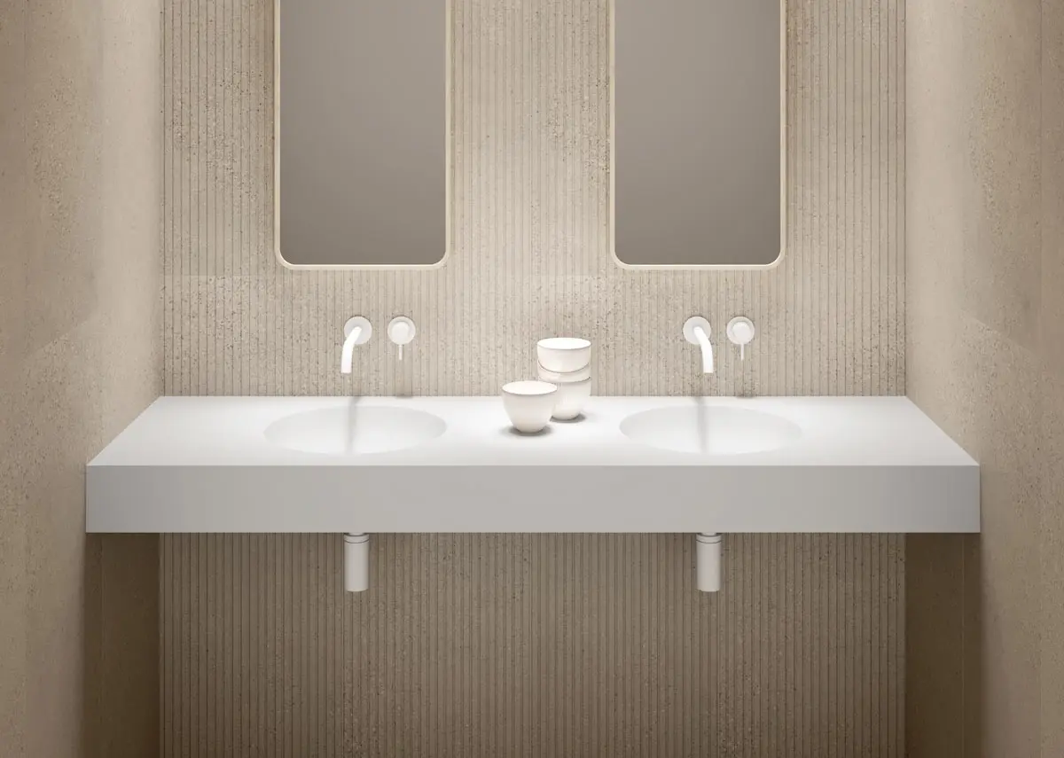 Encimeras de Baño con Lavabo Integrado solid surface