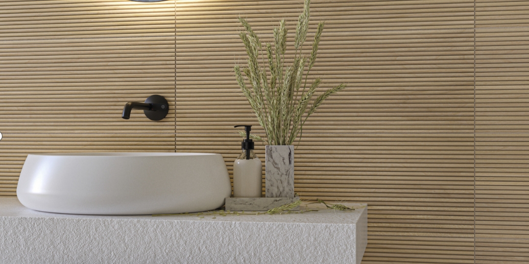 Lavabo moderno pequeño Solidker con diseño minimalista, ideal para baños sofisticados y funcionales.