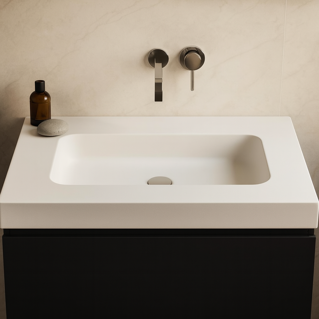 Abidos II — lavabo de solid surface