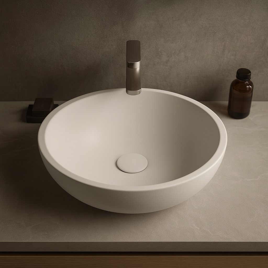 Abidos — lavabo de solid surface