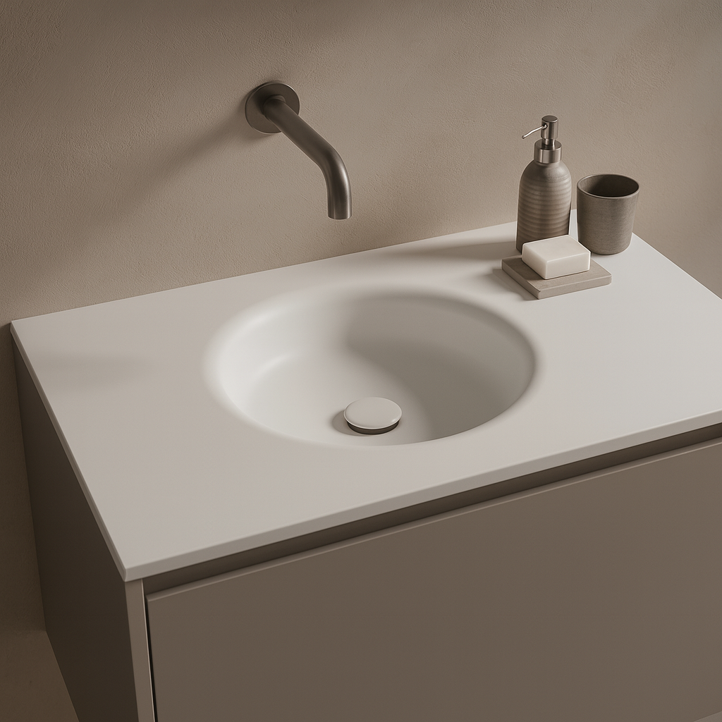 Armant II — lavabo de solid surface