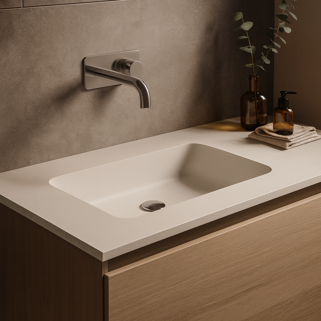 Kios M — lavabo de solid surface