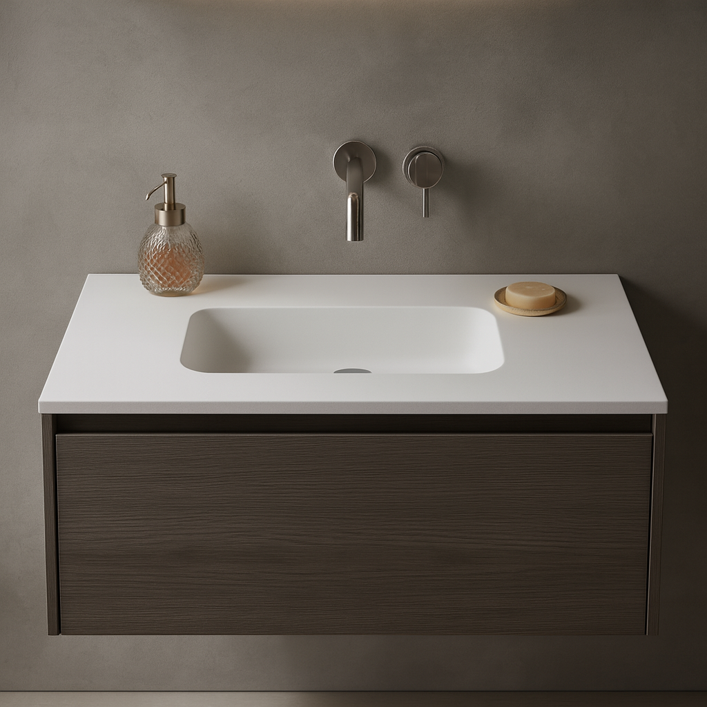 Kios XL — lavabo de solid surface