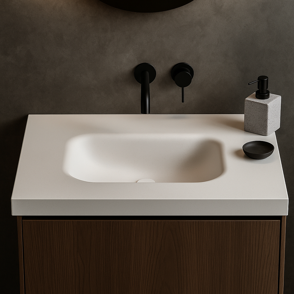 Kum — lavabo de solid surface