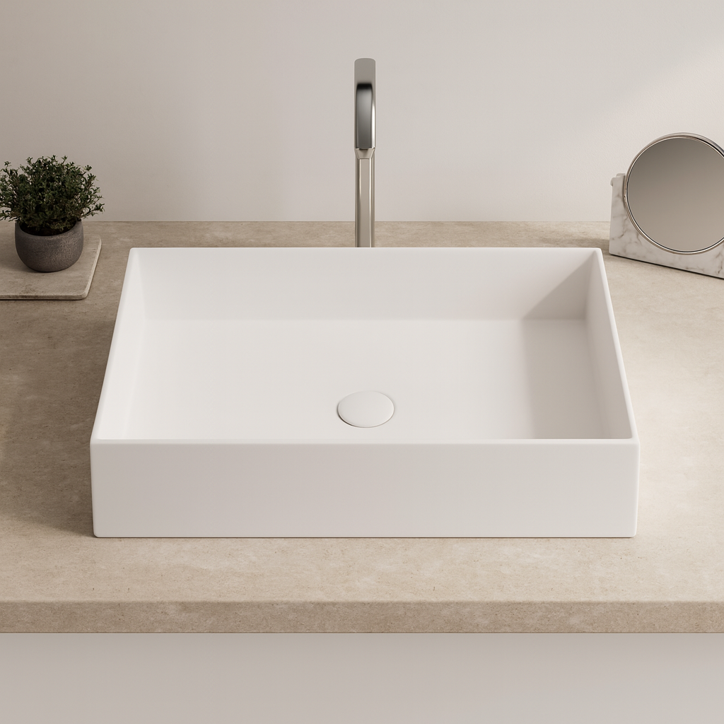 Luxor — lavabo de solid surface